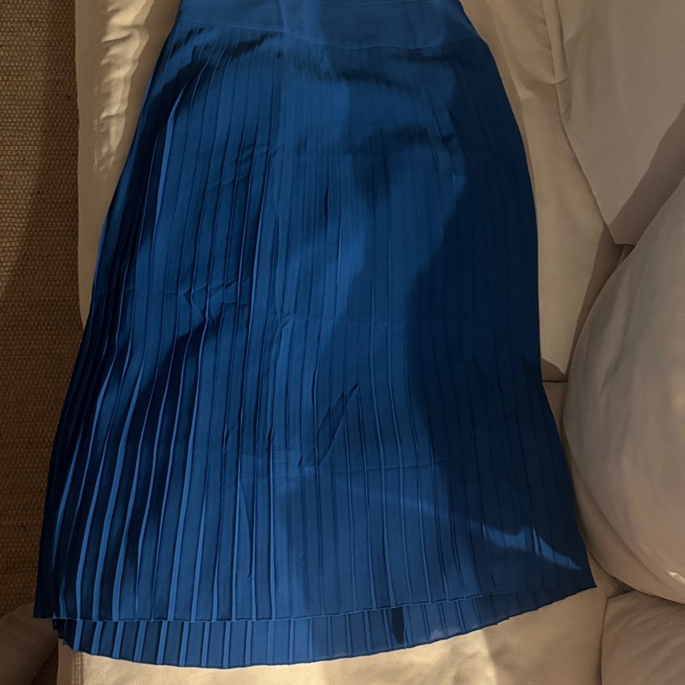 J. Crew Vibrant Blue A-Line Skirt